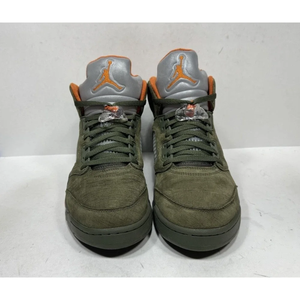Air Jordan 5 Olive Green Men's Size 12 Sneakers DD0587-308 Shoes